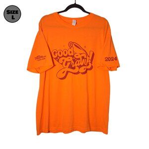 Holiday World: Good Gravy Roller Coaster USED Shirt (L, Santa Claus, Indiana)